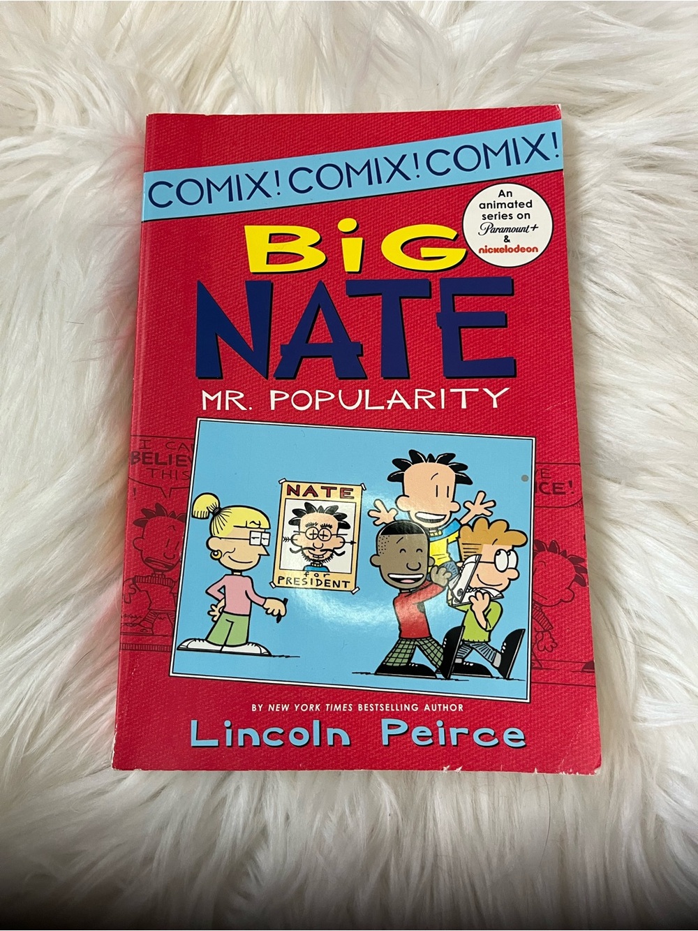 Harper Big Nate Mr. Popularity Coffee Table Book - Red, Blue, Yellow